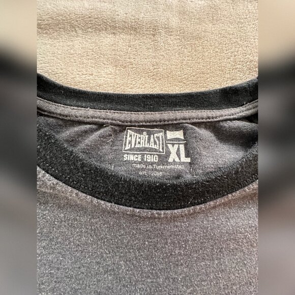 Everlast Cutoff Tee Bundle (3 Shirts, XL) – Black, Red & Gray - Picture 8 of 14